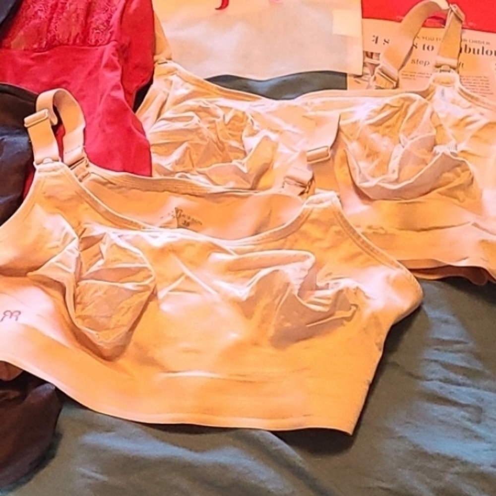 Ruby ribbon nursing bra